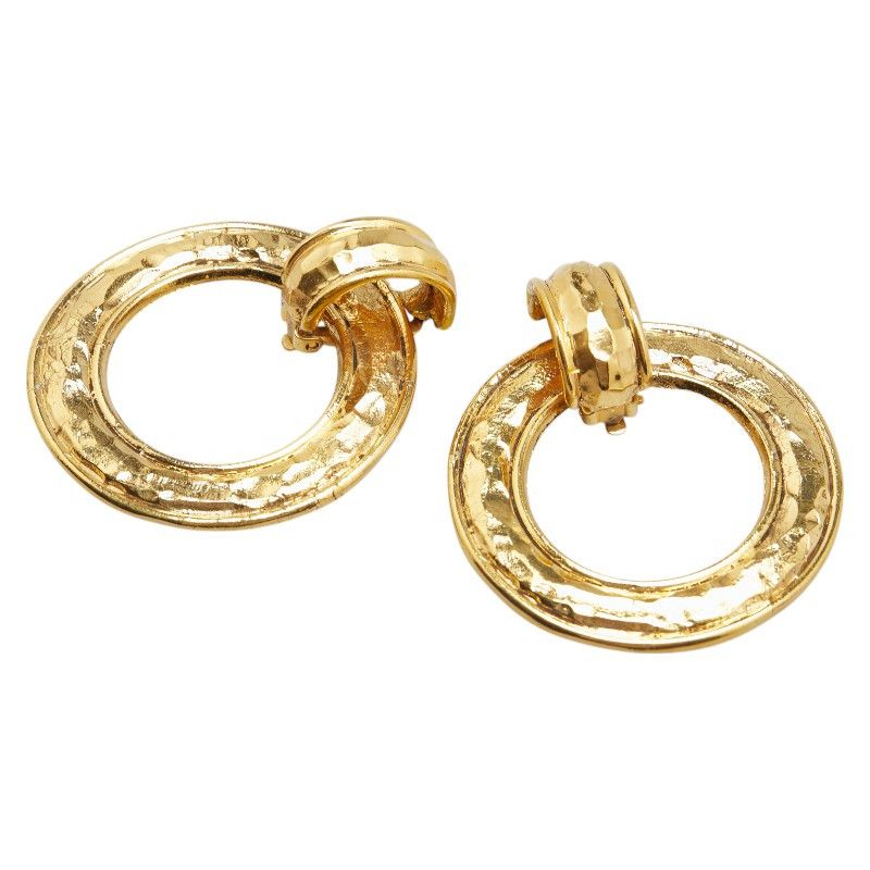 Chanel Chanel Chanel Vintage Earrings Metal Earrings DUTY FREE for USA Size ONE SIZE - 1 Thumbnail