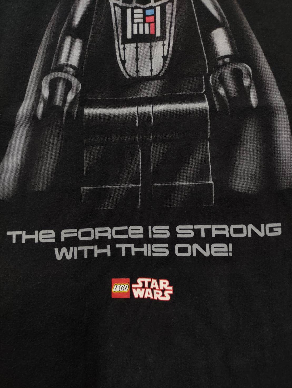 LEGO Vtg 00's Star Wars x The Lego Darth Vader T-Shirt Size US XL / EU 56 / 4 - 4 Thumbnail