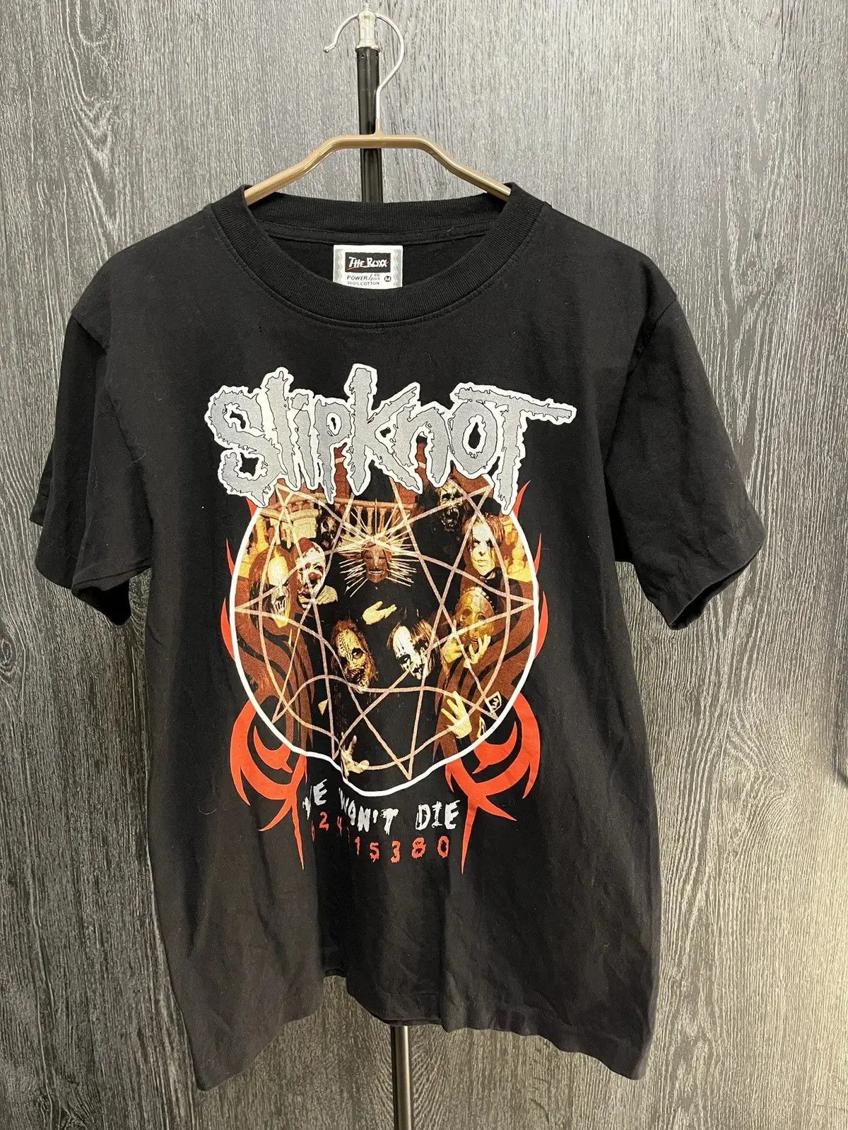 Band Tees × Slipknot × Vintage Vintage Slipknot Band T-Shirt Rock Tee The Roxx Power M Size US M / EU 48-50 / 2 - 1 Thumbnail