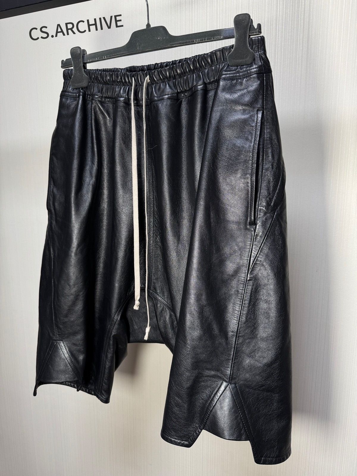 Rick Owens Rick owens leather pants Size US 30 / EU 46 - 3 Thumbnail