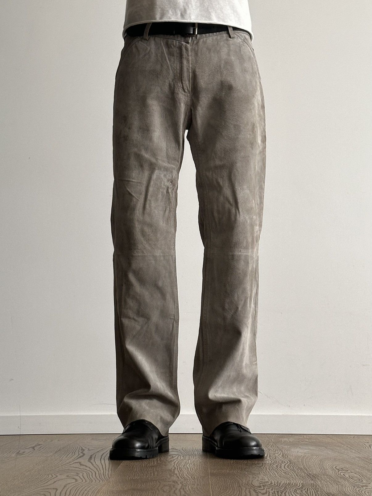Dolce & Gabbana Dolce Gabbana 2000’s Pig Skin Leather Pants Size US 34 / EU 50 - 1 Thumbnail