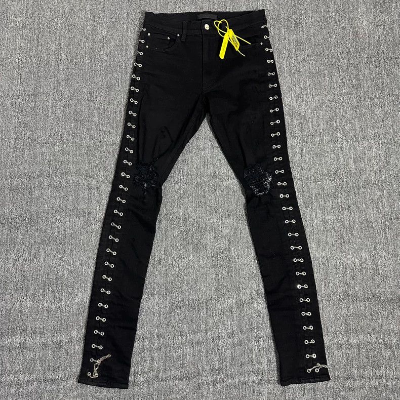 Amiri Amiri Chain Pants Size US 30 / EU 46 - 1 Thumbnail
