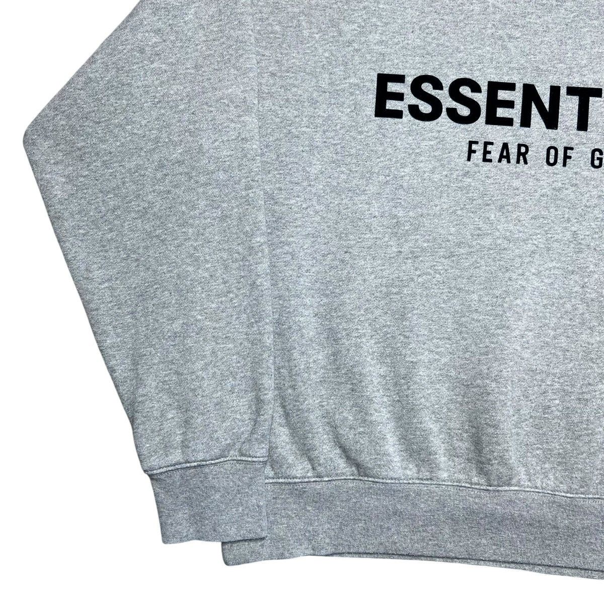 Fear of God Essentials Fear Of God Gray Spell Out Pullover Sweatshirt Size US XXS / EU 40 - 21 Thumbnail