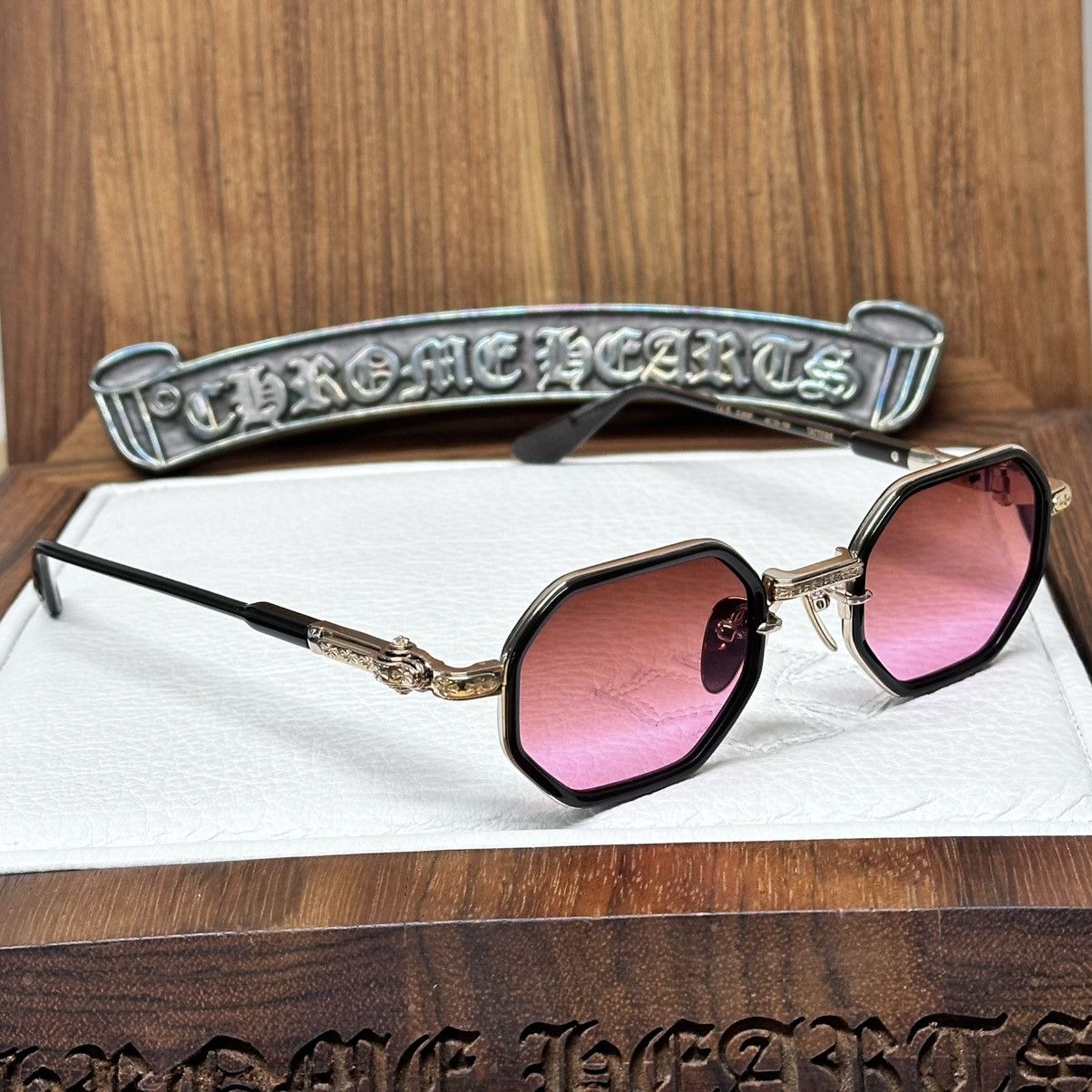 Chrome Hearts Chrome Hearts Tatters 1/1 ‘pink ombré’ sunglasses Size ONE SIZE - 4 Thumbnail
