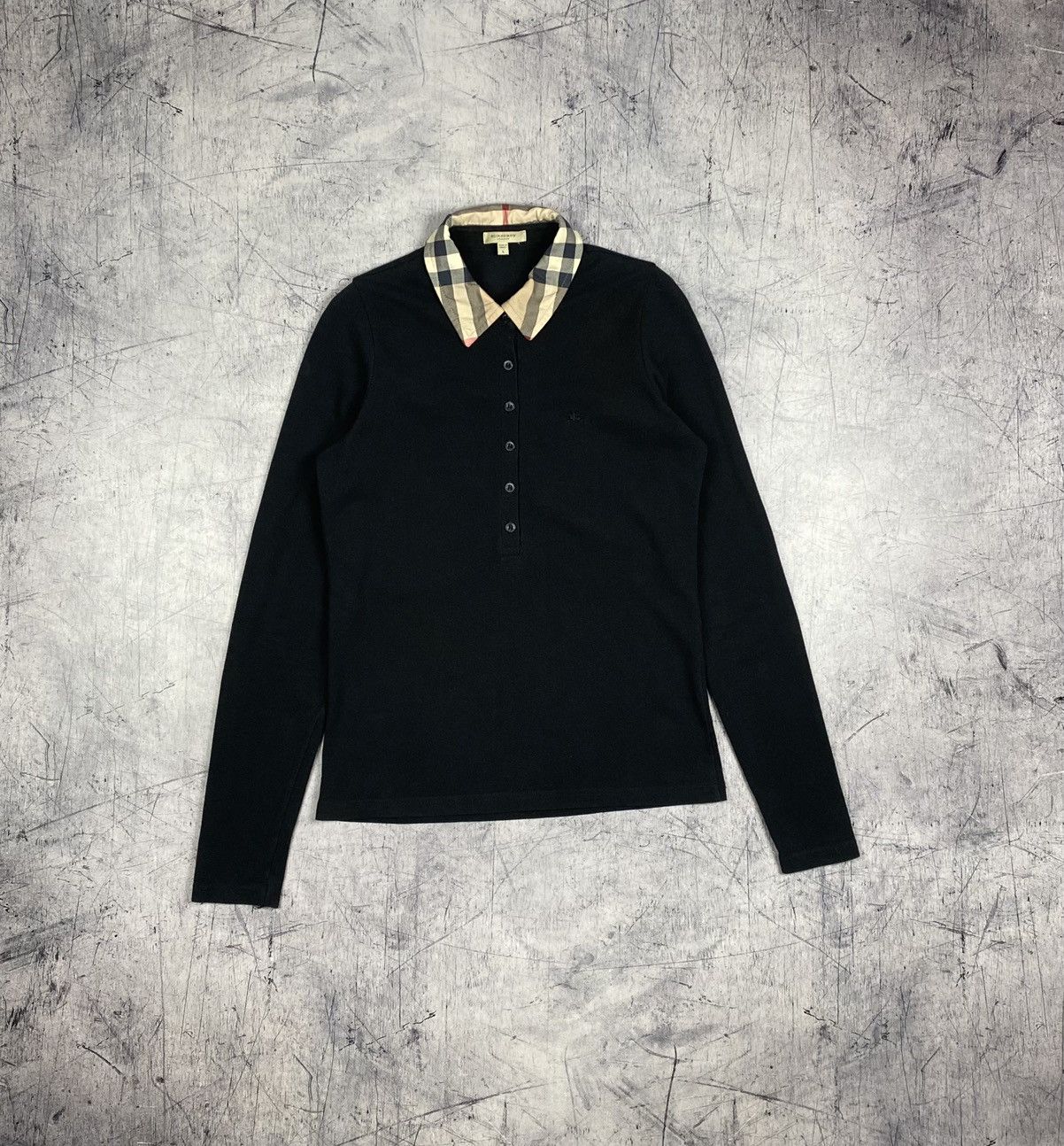 Burberry Vintage Burberry London Nova Check Polo Shirt Size L / US 10 / IT 46 - 2 Thumbnail