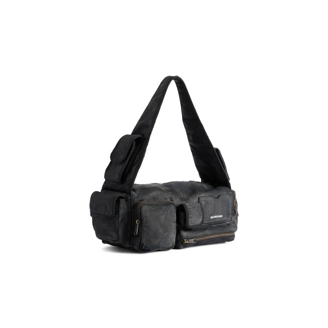 Balenciaga o1srvl11e0226 Size: OS / Superbusy Small Sling Bag in Black Size ONE SIZE - 2 Thumbnail