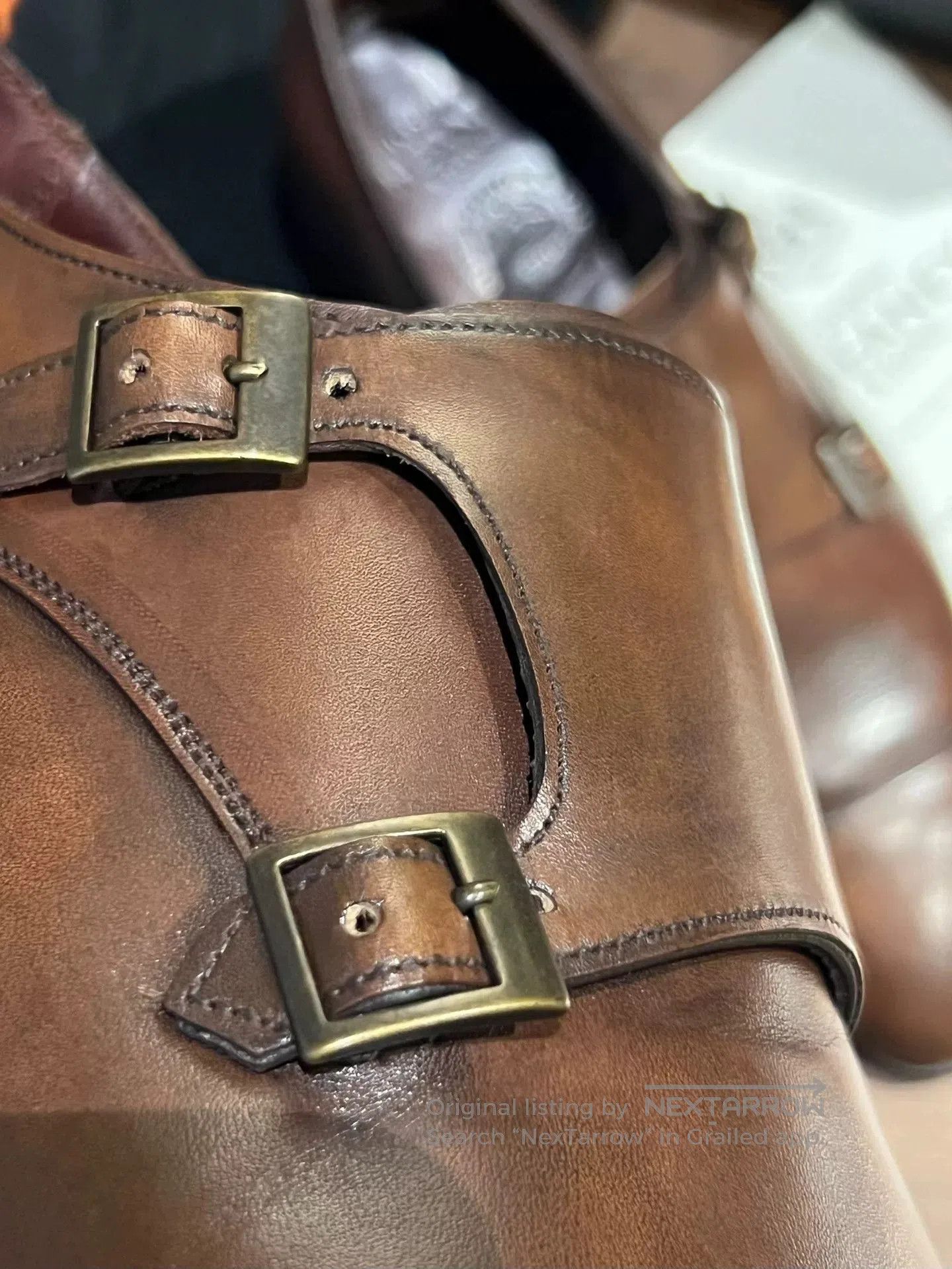 Cheaney Cheaney Imperial Handcrafted Monk Shoes. Size US 9.5 / EU 42-43 - 7 Thumbnail