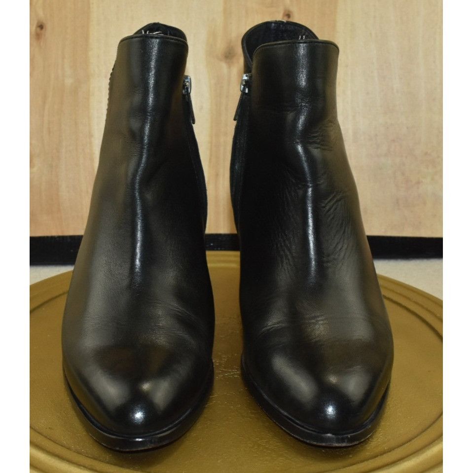 Frye Frye Women's Boots Size 8.5 Black Ankle Booties Zip Heeled S Size US 8.5 / IT 38.5 - 2 Thumbnail