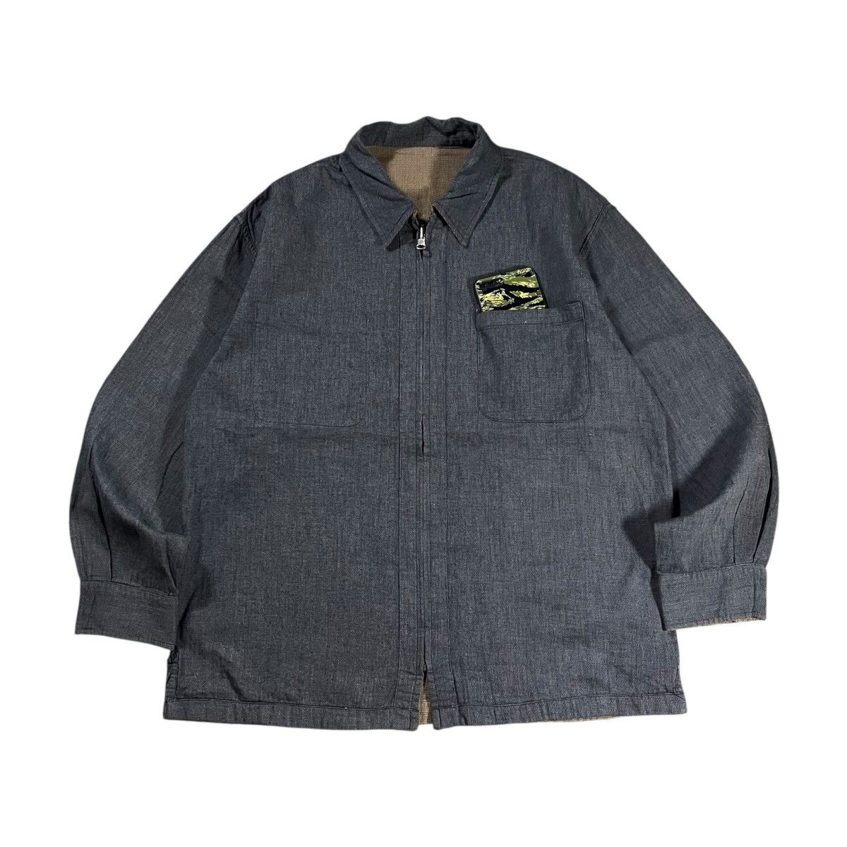 Beverly Hills Polo Club Reversible Jacket Zip Up BHPC Size US L / EU 52-54 / 3 - 3 Thumbnail