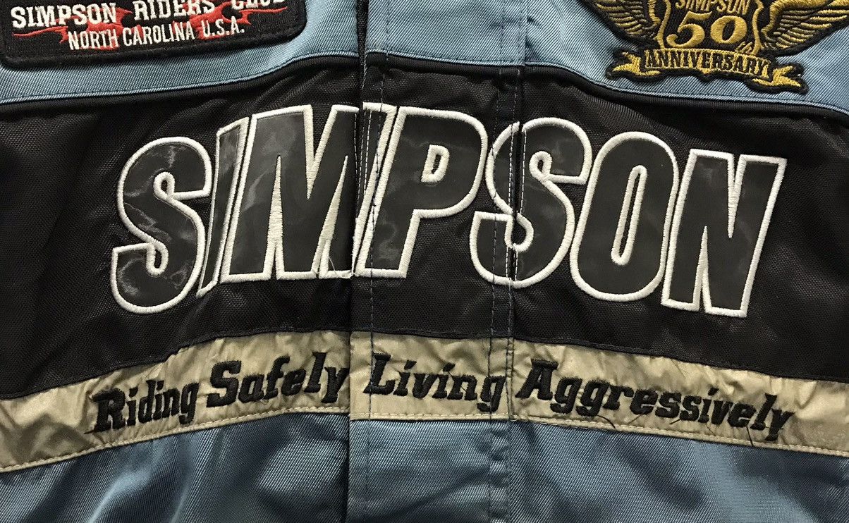 Japanese Brand Vintage Simpson Riders Club North Carolina Usa Jacket Size US L / EU 52-54 / 3 - 5 Thumbnail