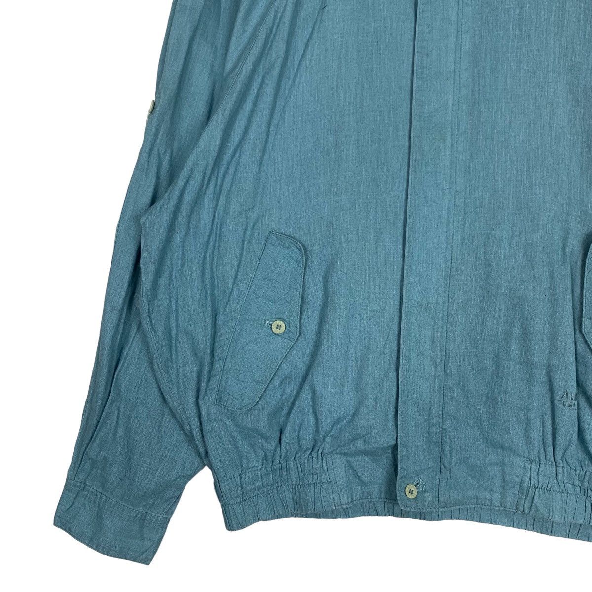 Japanese Brand ARNOLD PALMER Cotton Light Jacket Turquoise #0969-C43 Size US L / EU 52-54 / 3 - 3 Thumbnail