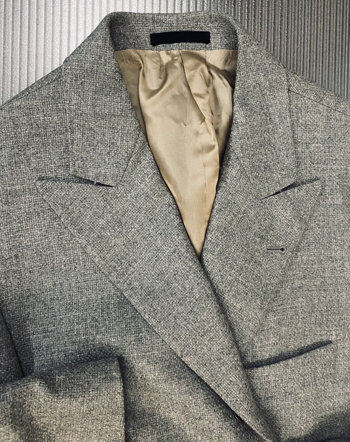 Brunello Cucinelli Brunello Cucinelli 🇮🇹 grey wool/cashmere logo blazer 52 NEW Size 42R - 18 Thumbnail