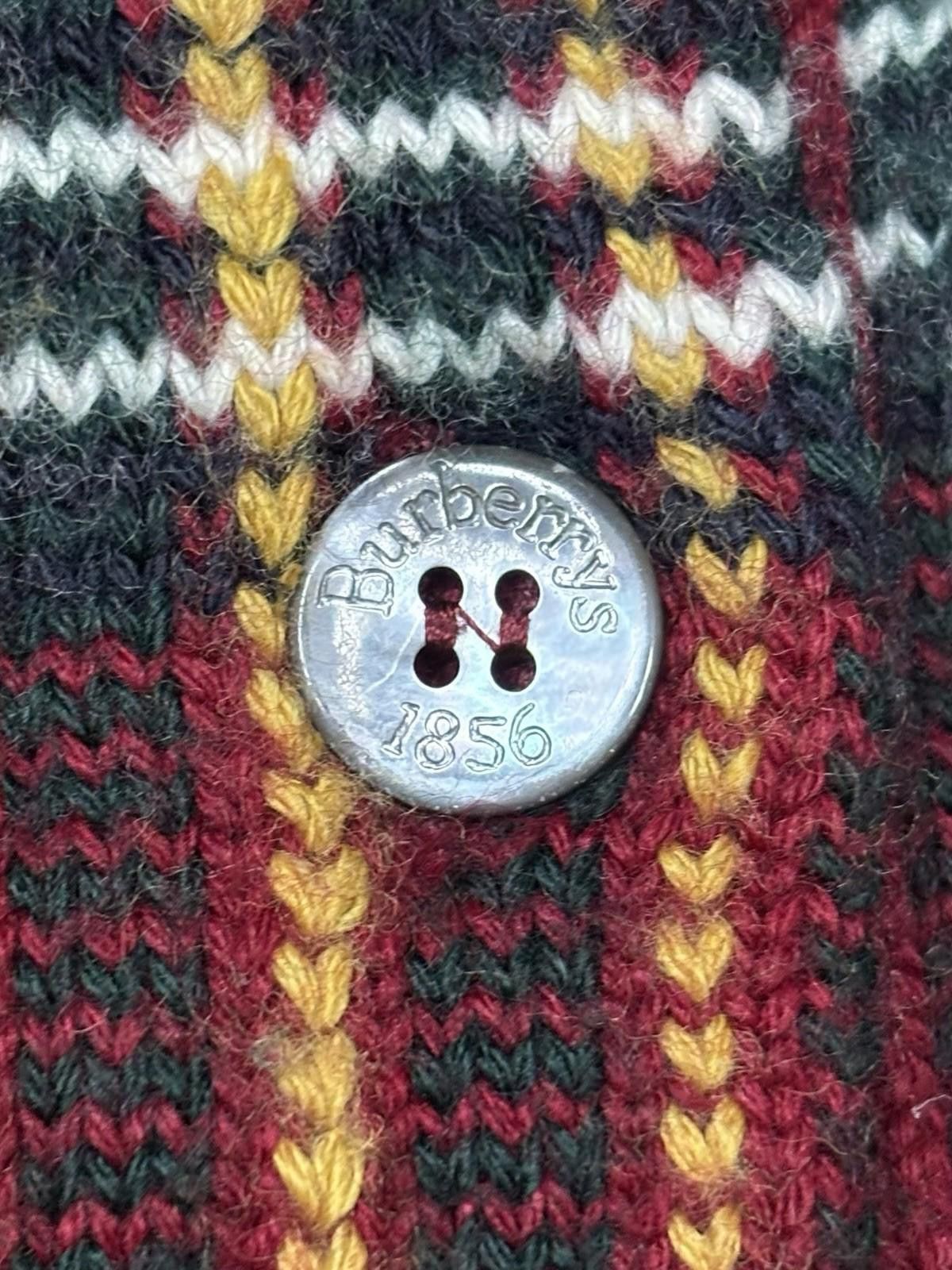 Burberry VTG Burberry Cardigan Sweater Womens 44 M Wool Blend Spain Size M / US 6-8 / IT 42-44 - 5 Thumbnail