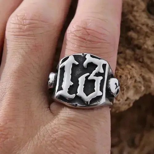 Ring Of Fire Lucky Number 13 Ring ( size 7-13) Size ONE SIZE - 3 Thumbnail