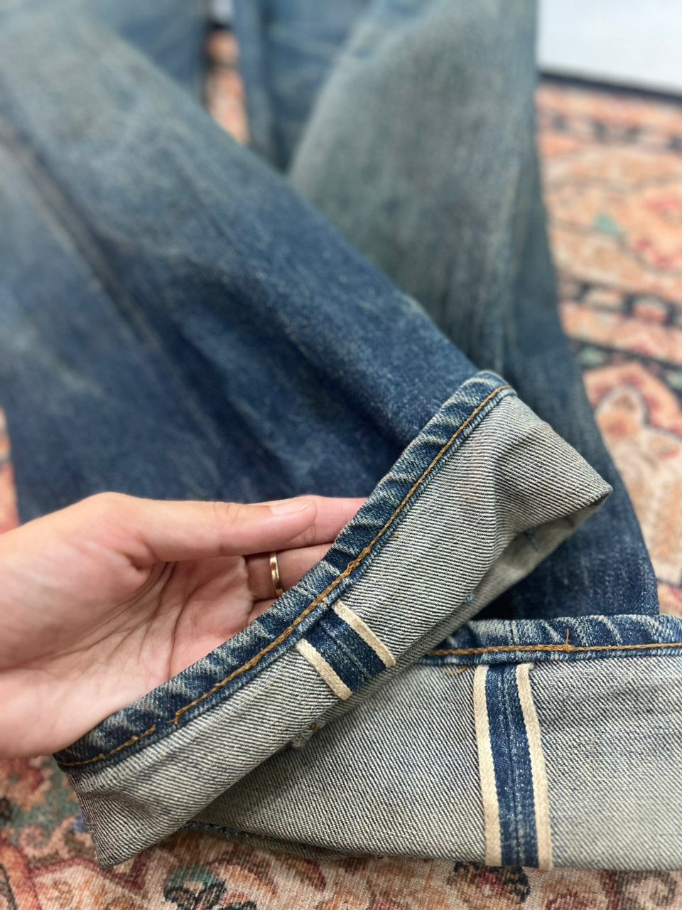Levi's × Vintage Vintage 1990’s Levis big E 110 Anniversary Selvedge Denim Size US 32 / EU 48 - 11 Thumbnail
