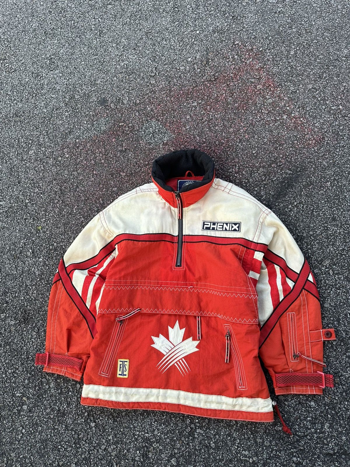 Vintage 👹Vintage Phoenix Canada Ski Federation Pullover Jacket Size US L / EU 52-54 / 3 - 2 Thumbnail