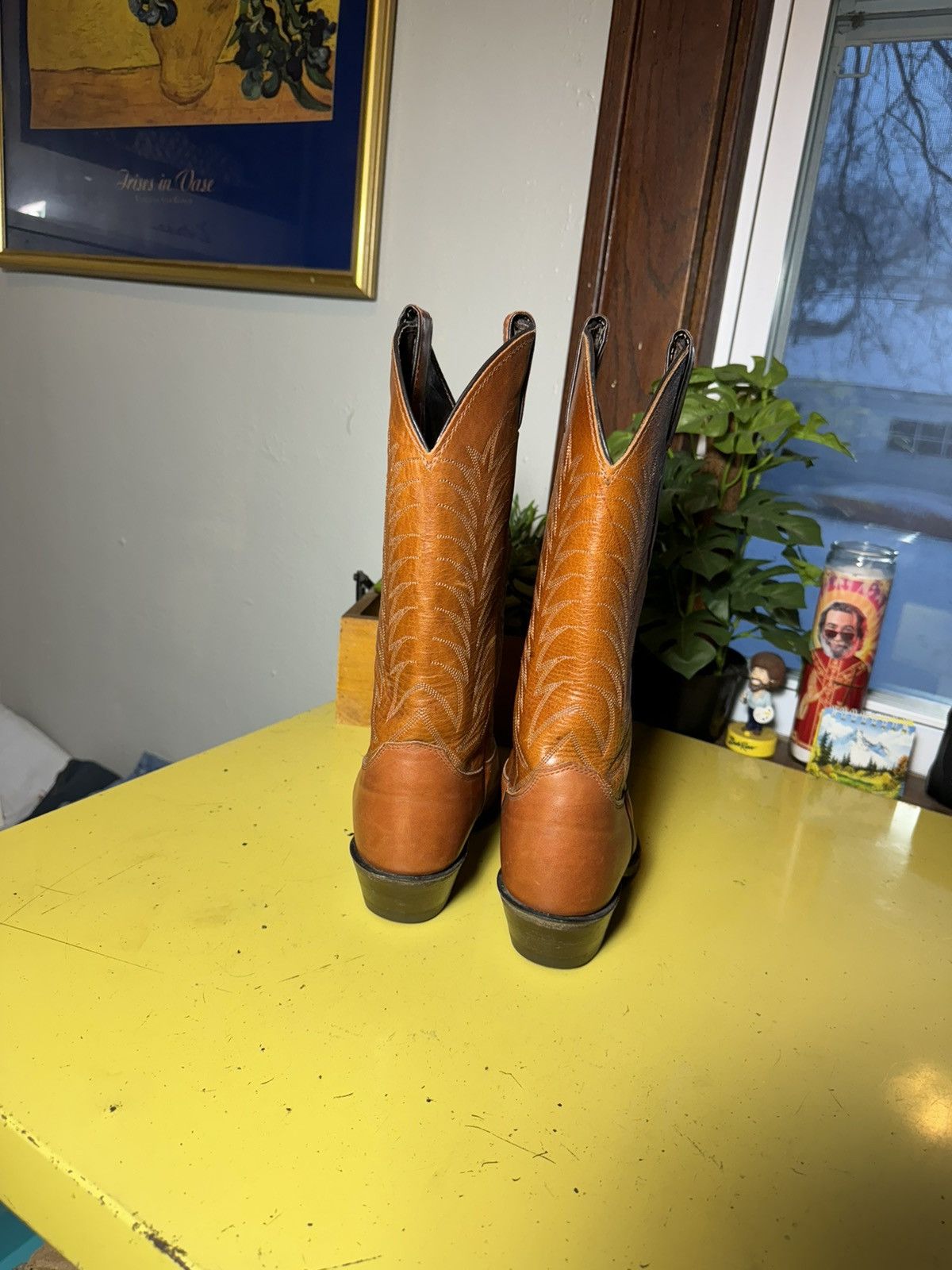 Justin Boots × Vintage Vintage Justin Cowboy Boots Sz 7 B Size US 7 / EU 40 - 6 Thumbnail
