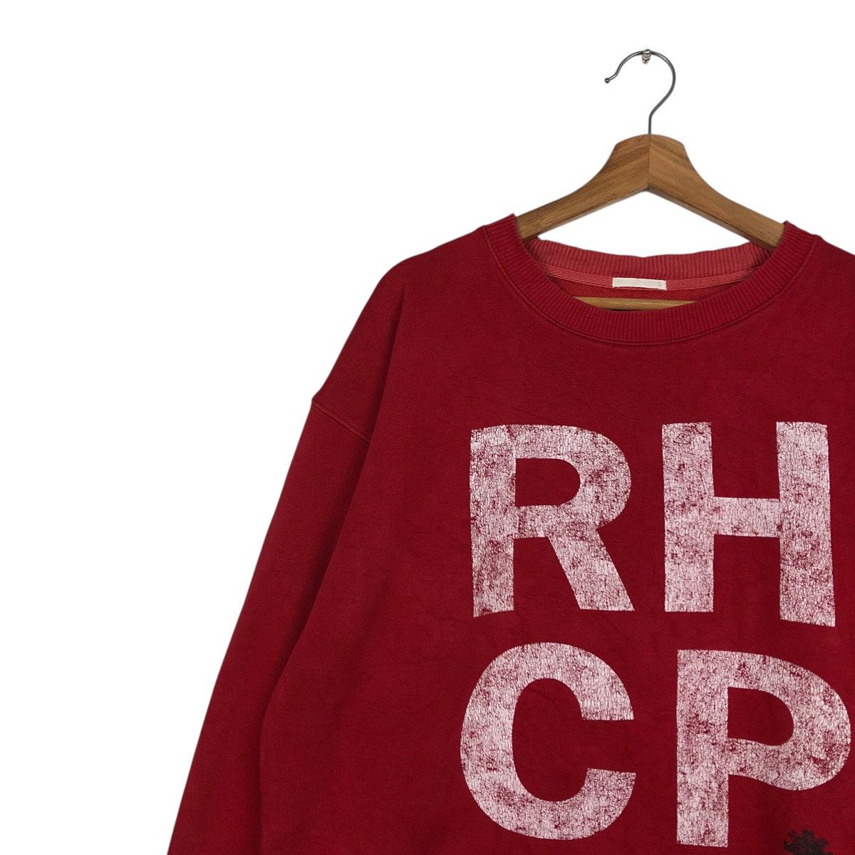Band Tees 📌Vintage Sweatshirt Band Red Hot Chilli Paper Big Logo Size US L / EU 52-54 / 3 - 8 Thumbnail