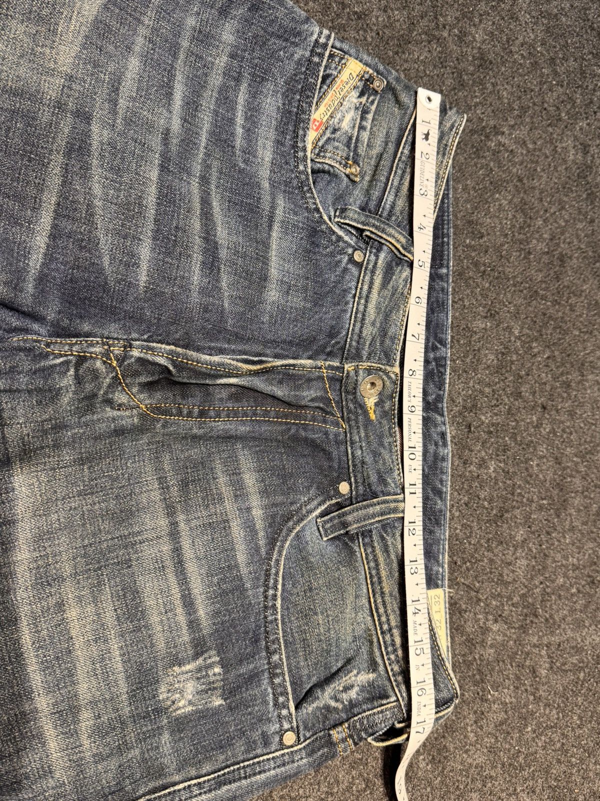 Diesel Title: Vintage Diesel Industry Denim Jeans - Distressed Wash Size US 32 / EU 48 - 11 Thumbnail
