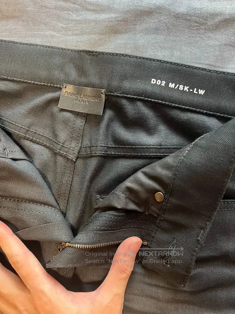 Other Saint Laurent Classic Black Denim Jeans. Size US 29 - 2 Thumbnail