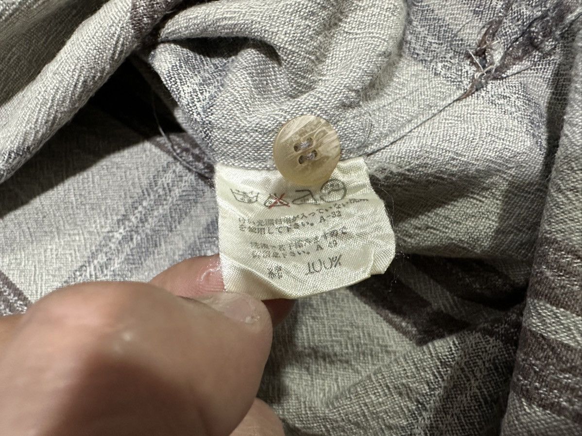 Issey Miyake 🔥80s Issey Miyake Men Wool Half Button Shirt Size US L / EU 52-54 / 3 - 9 Thumbnail