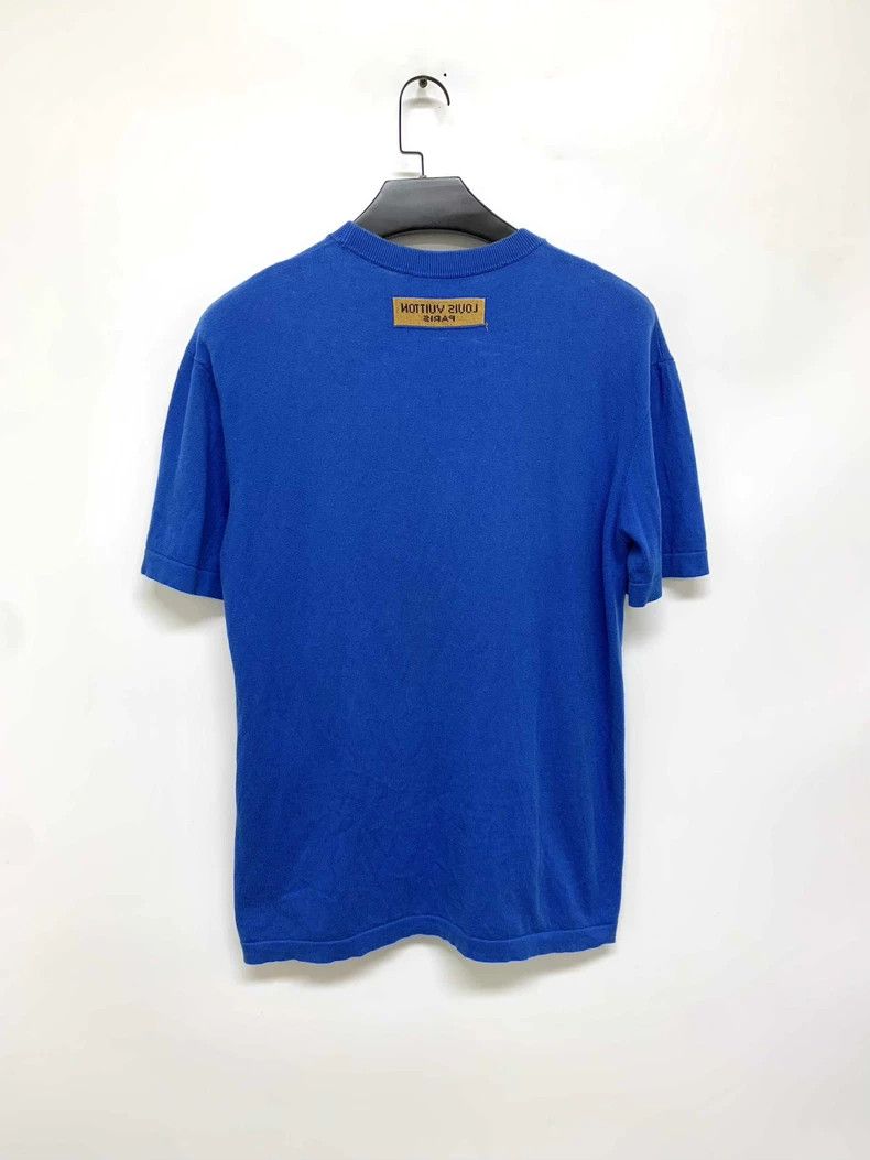 Louis Vuitton Louis Vuitton Blue Short Sleeve Size US L / EU 52-54 / 3 - 2 Thumbnail