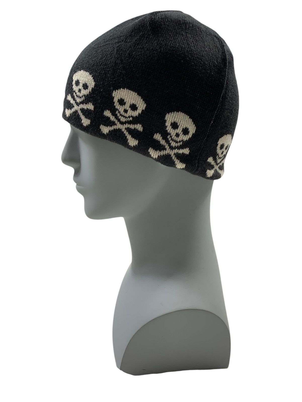 Japanese Brand REVERSIBLE punk Bondage Style Beanie Hats RARE Size ONE SIZE - 3 Thumbnail