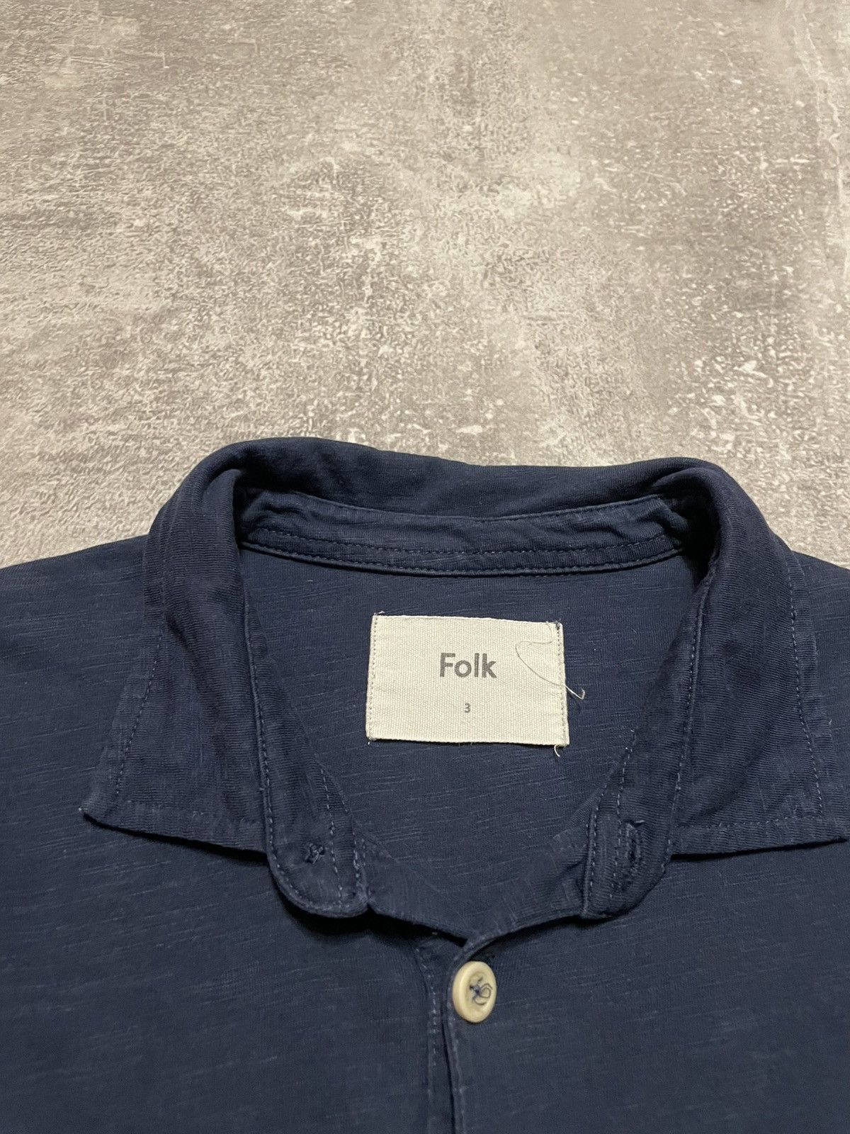 Folk × Vintage Vintage Folk Polo T-Shirt Size M Size US M / EU 48-50 / 2 - 6 Thumbnail
