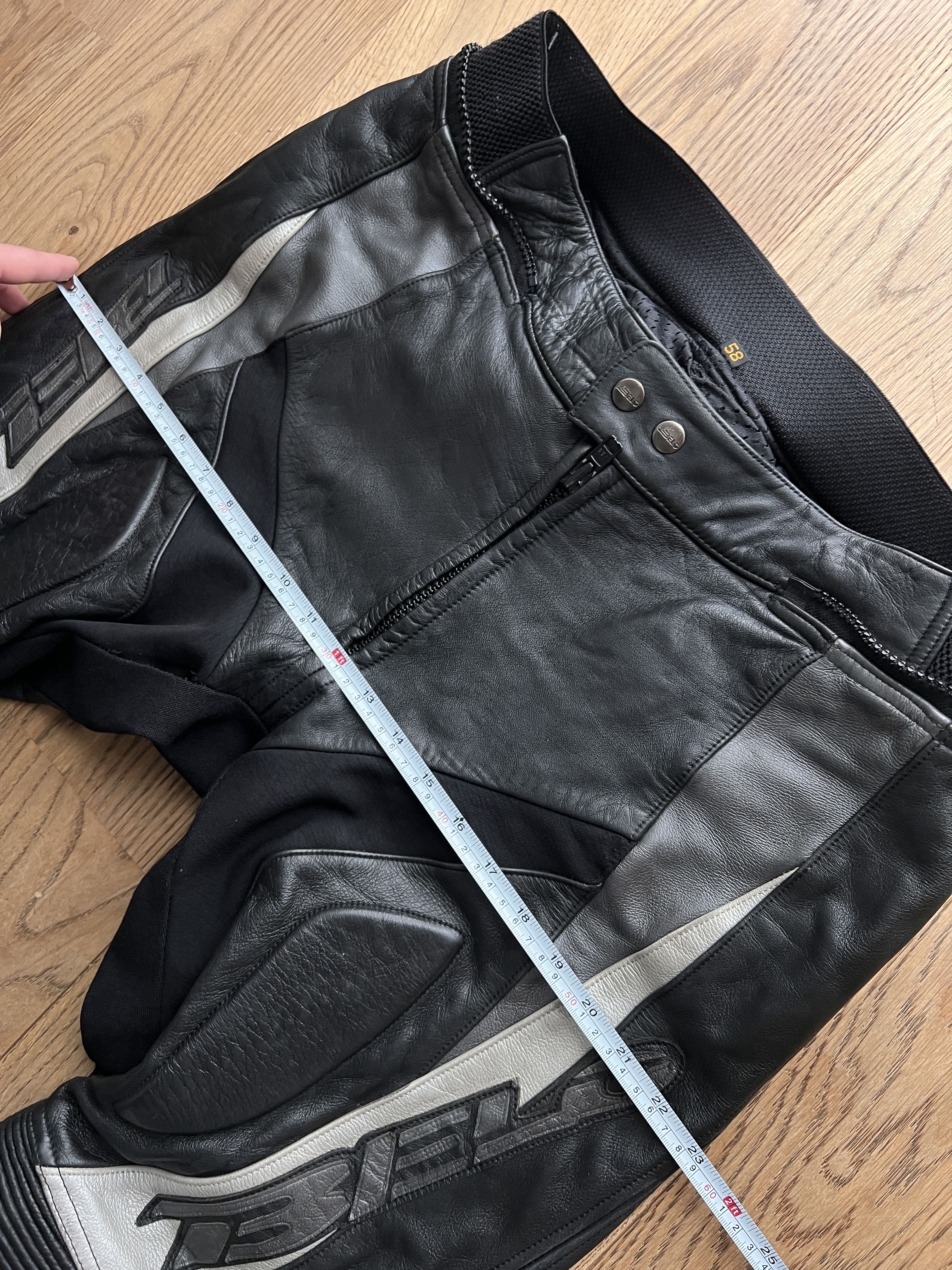 If Six Was Nine Racing leather vintage pants biker avant garde 2000s opium Size US 36 / EU 52 - 16 Thumbnail