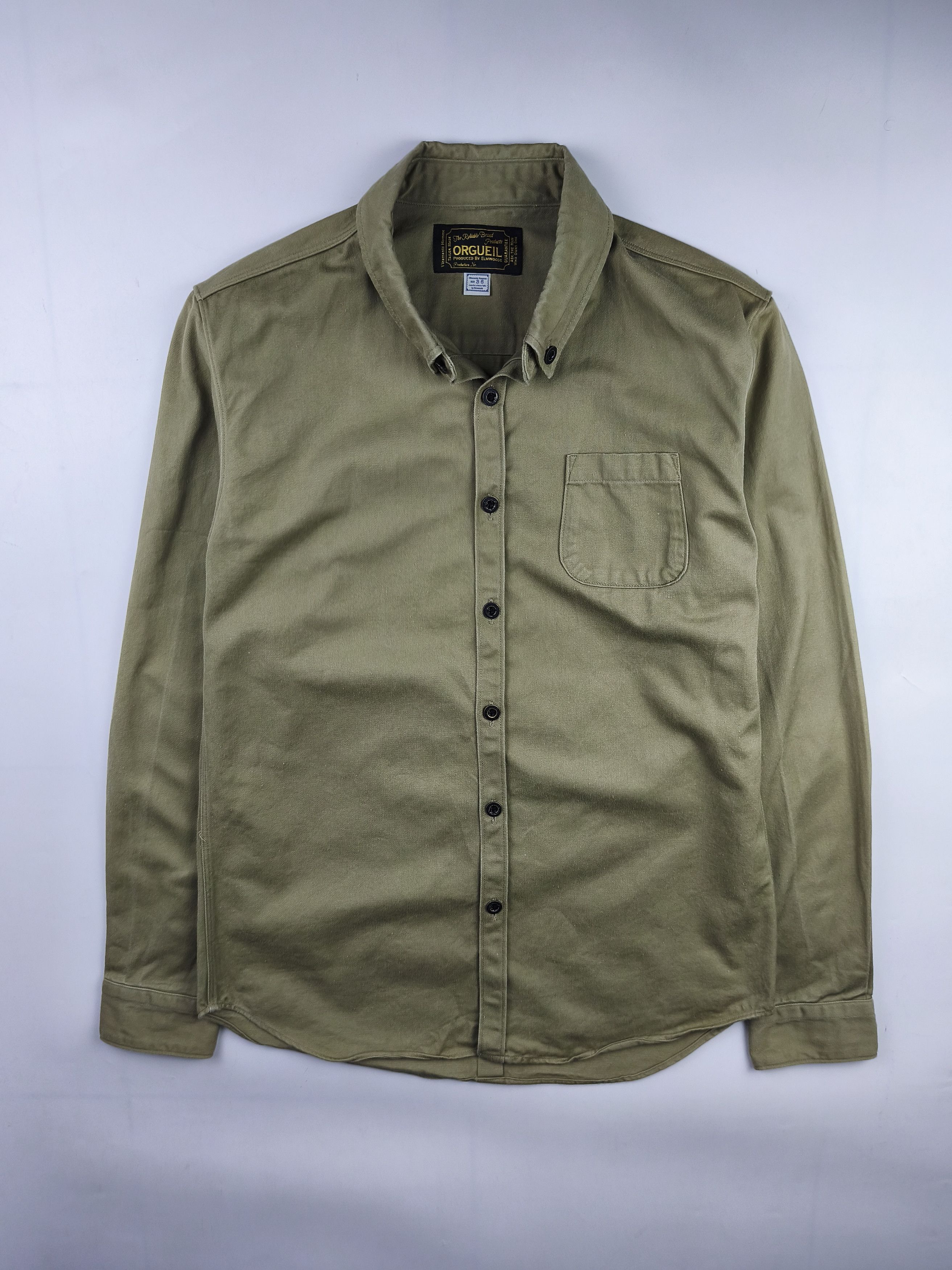 Orgueil Orgueil - studio d'artisan - button down shirt Size US S / EU 44-46 / 1 - 1 Thumbnail