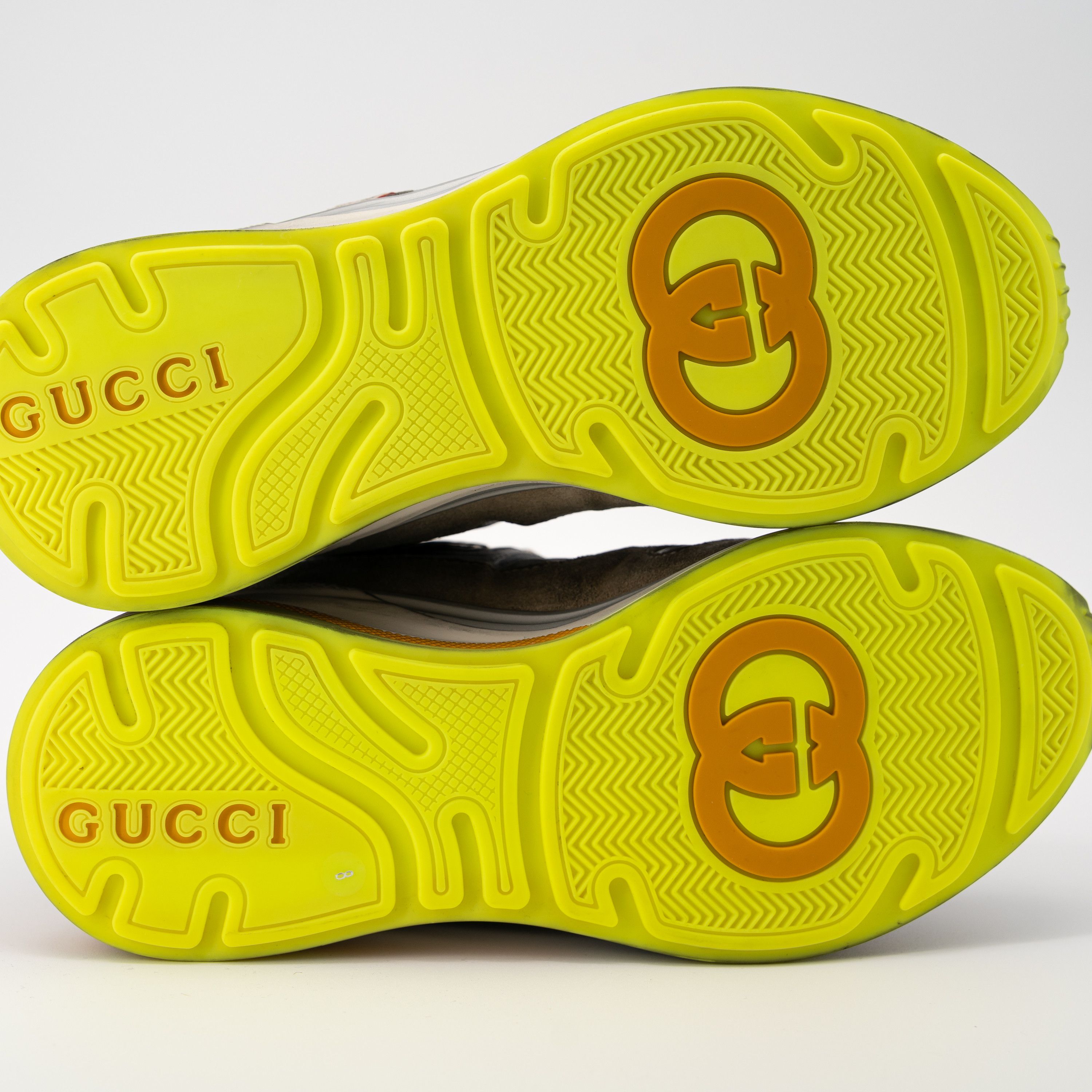 Gucci Size 8G - Gucci Ultrapace Silver Metallic Green sneakers Size US 8.5 / EU 41-42 - 4 Thumbnail