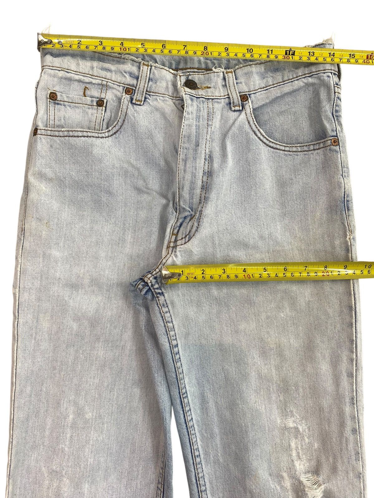 Levi's Levi’s Vintage Acid Light Wash Style Ripped Jeans Size US 28 / EU 44 - 5 Thumbnail