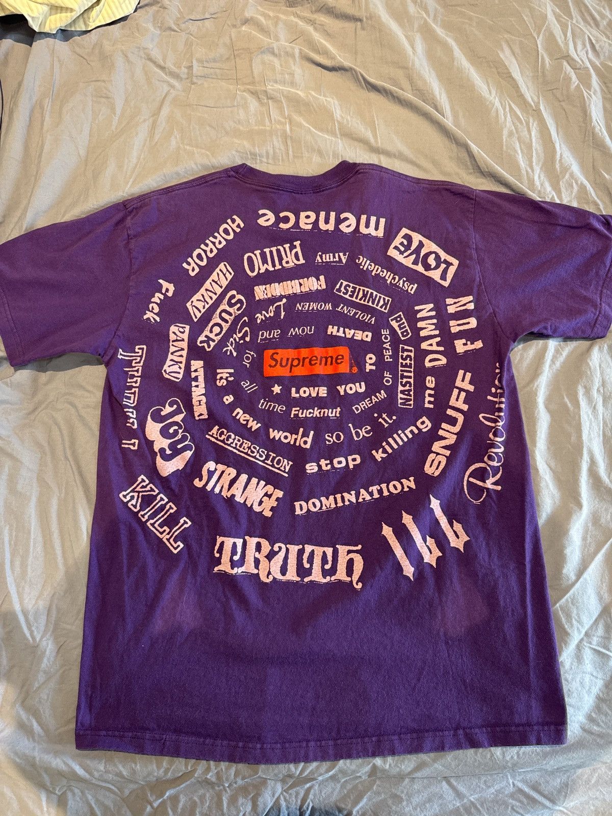 Supreme Supreme Box Logo Spiral Tee SS/21 Size US L / EU 52-54 / 3 - 1 Thumbnail