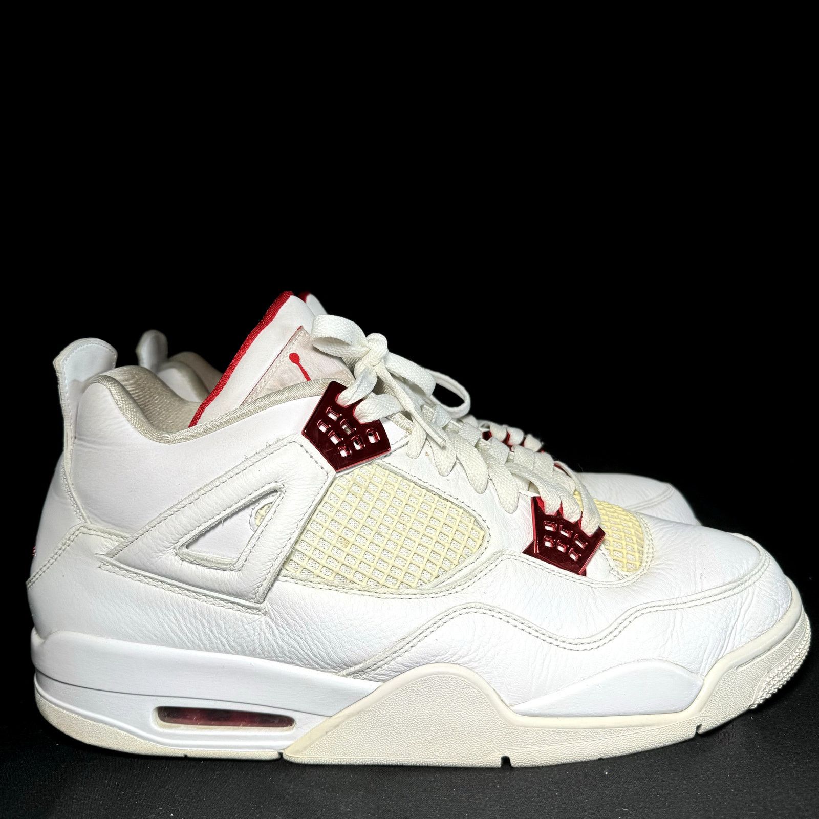 Jordan Brand × Nike Size 13- Nike Air Jordan 4 Retro Red Metallic Men's Shoes Size US 13 / EU 46 - 1 Thumbnail