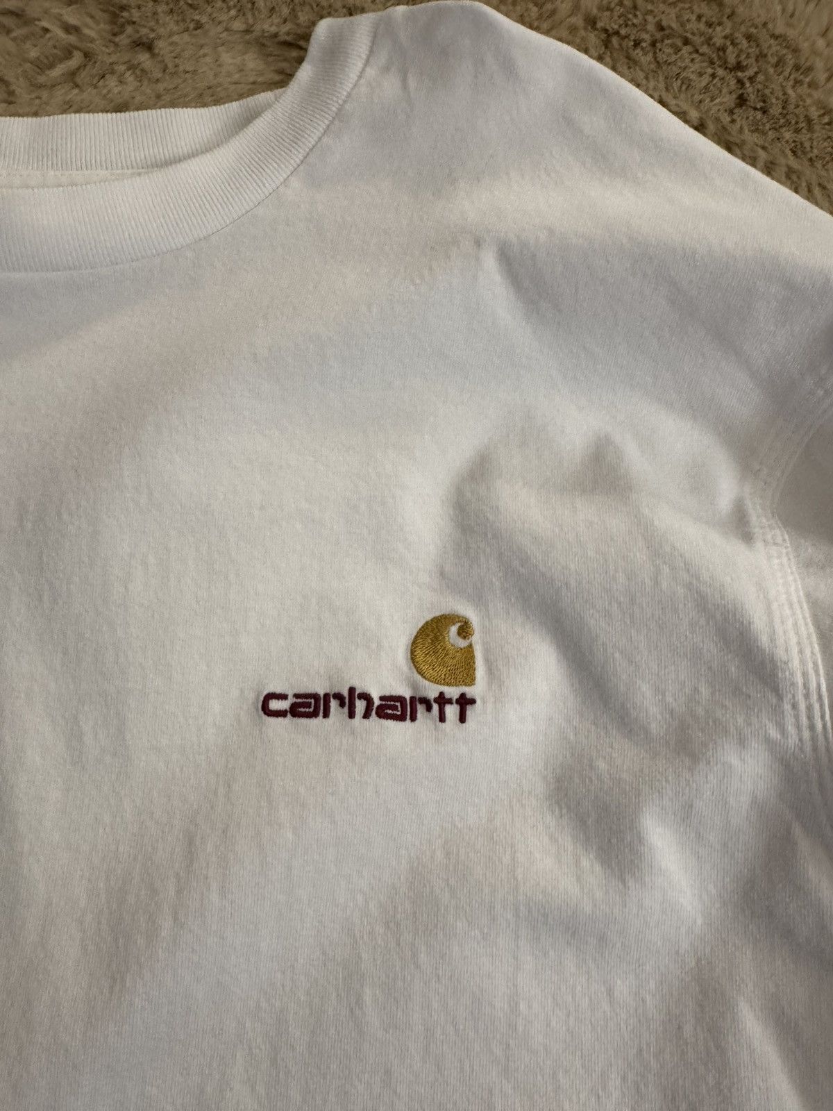 Carhartt Wip Carhartt Work in Progress White Long Sleeve T Shirt Size US M / EU 48-50 / 2 - 2 Thumbnail