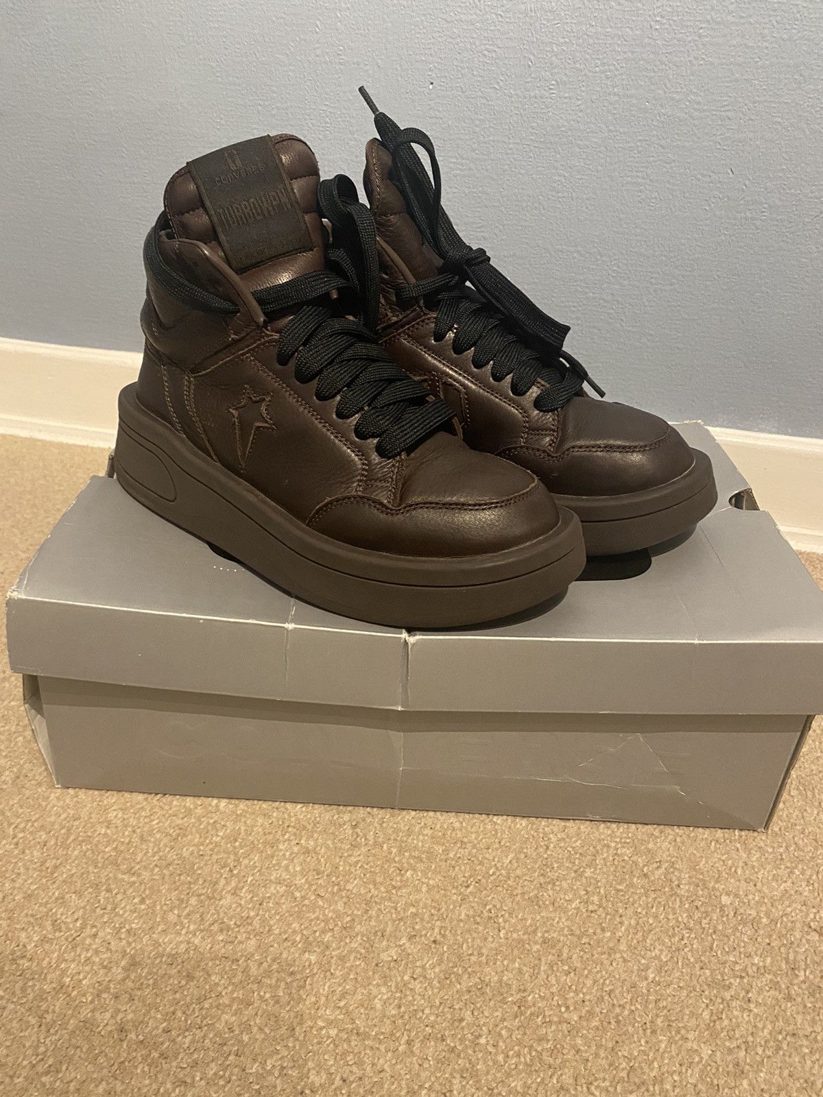 Converse × Rick Owens Drkshdw Rick owens x Convers turbowpn Size US 6 / EU 39 - 1 Thumbnail