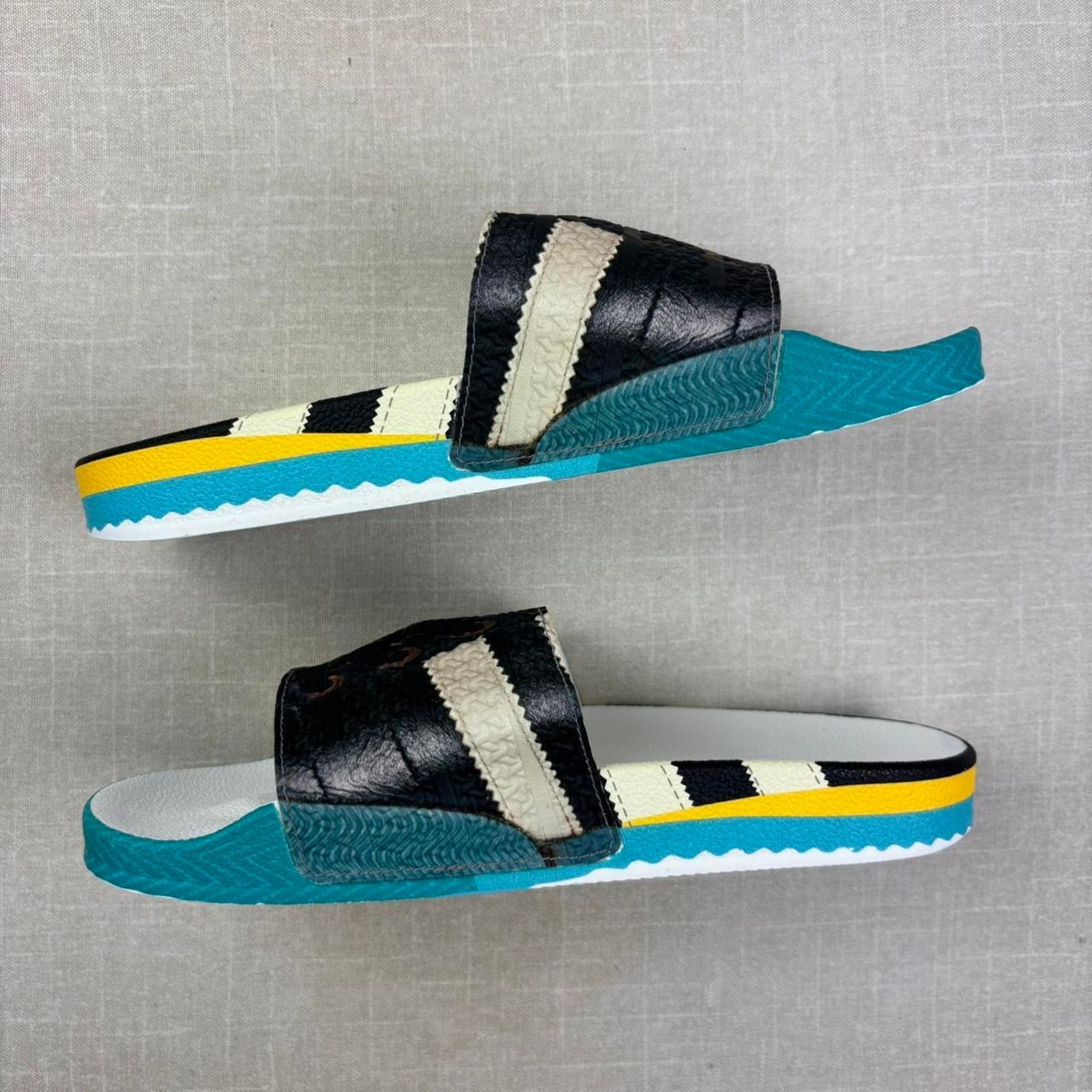 Adidas 2019 adidas x Raf Simons Samba Adilette “Trompe L’oeil” 8M Size US 8 / IT 38 - 4 Thumbnail