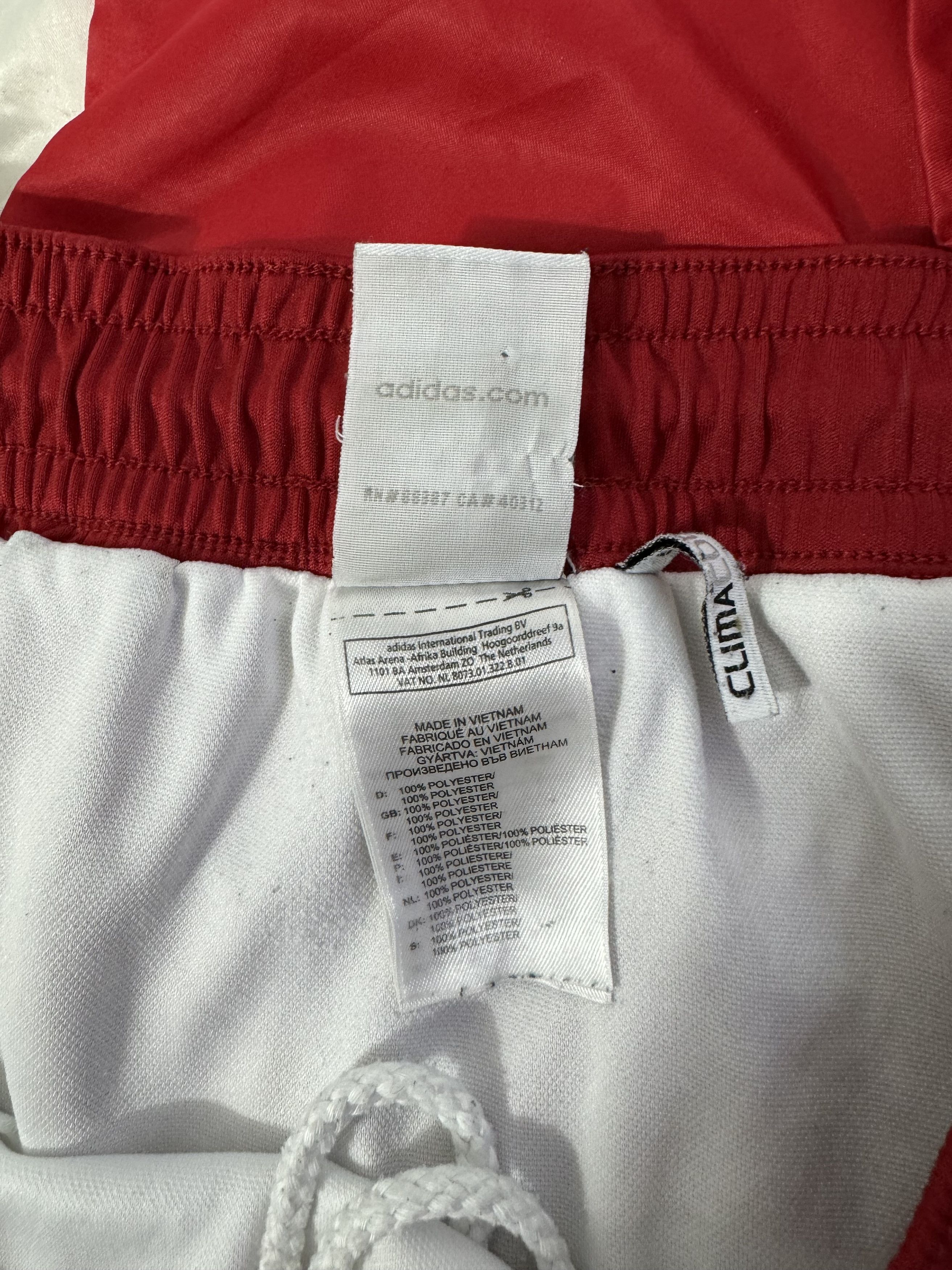 Adidas Denmark 2009 2010 Home Soccer Shorts Football #10 Size XL Size US 38 / EU 54 - 7 Thumbnail