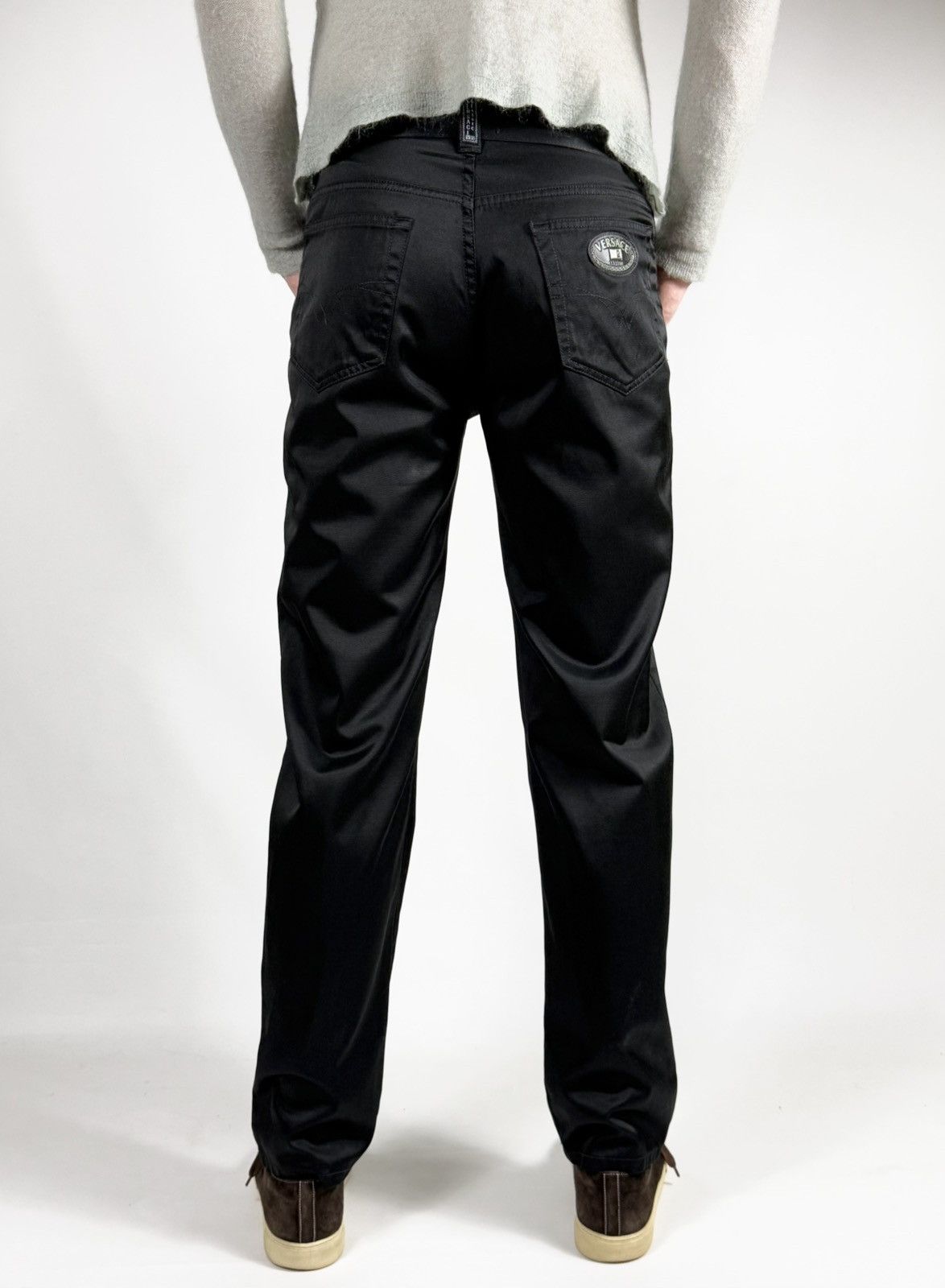Versace Versace V2 Classic Cotton Nylon Blend Straight Pants Size US 30 / EU 46 - 4 Thumbnail