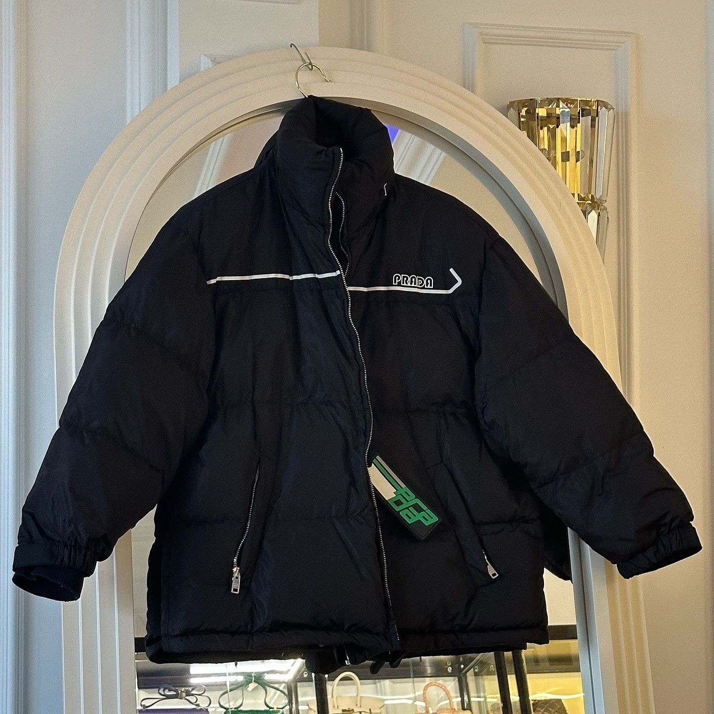 Prada Prada Logo Puffer Down Jacket Size 36 Size XS / US 0-2 / IT 36-38 - 1 Thumbnail