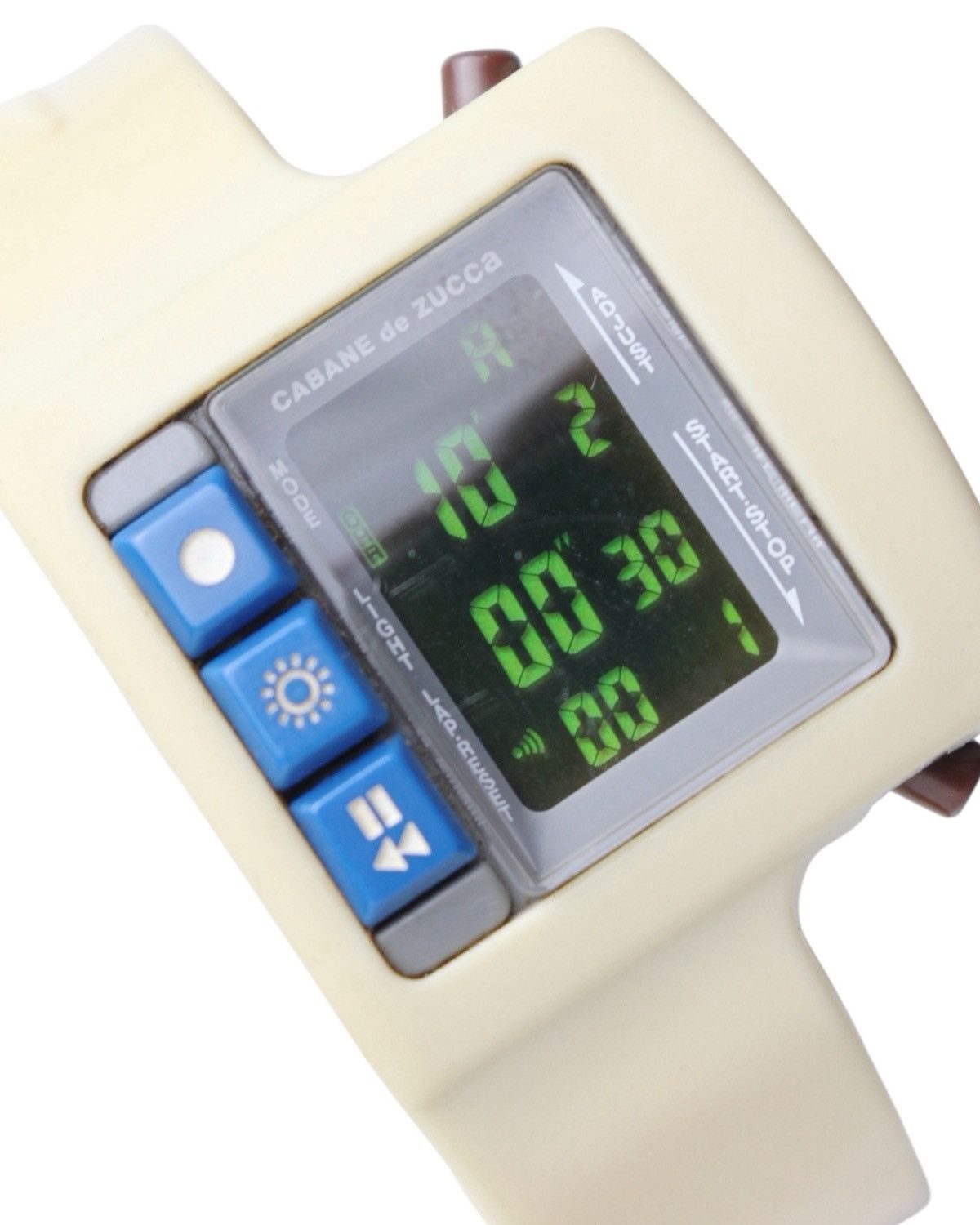 Issey Miyake × Seiko 1997 CABANE DE ZUCCA SEIKO LE CHOCOLAT DIGITAL WATCH Size ONE SIZE - 6 Thumbnail