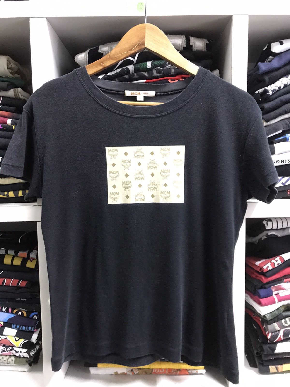 Vintage MCM Legere T-Shirt Size US L / EU 52-54 / 3 - 2 Thumbnail