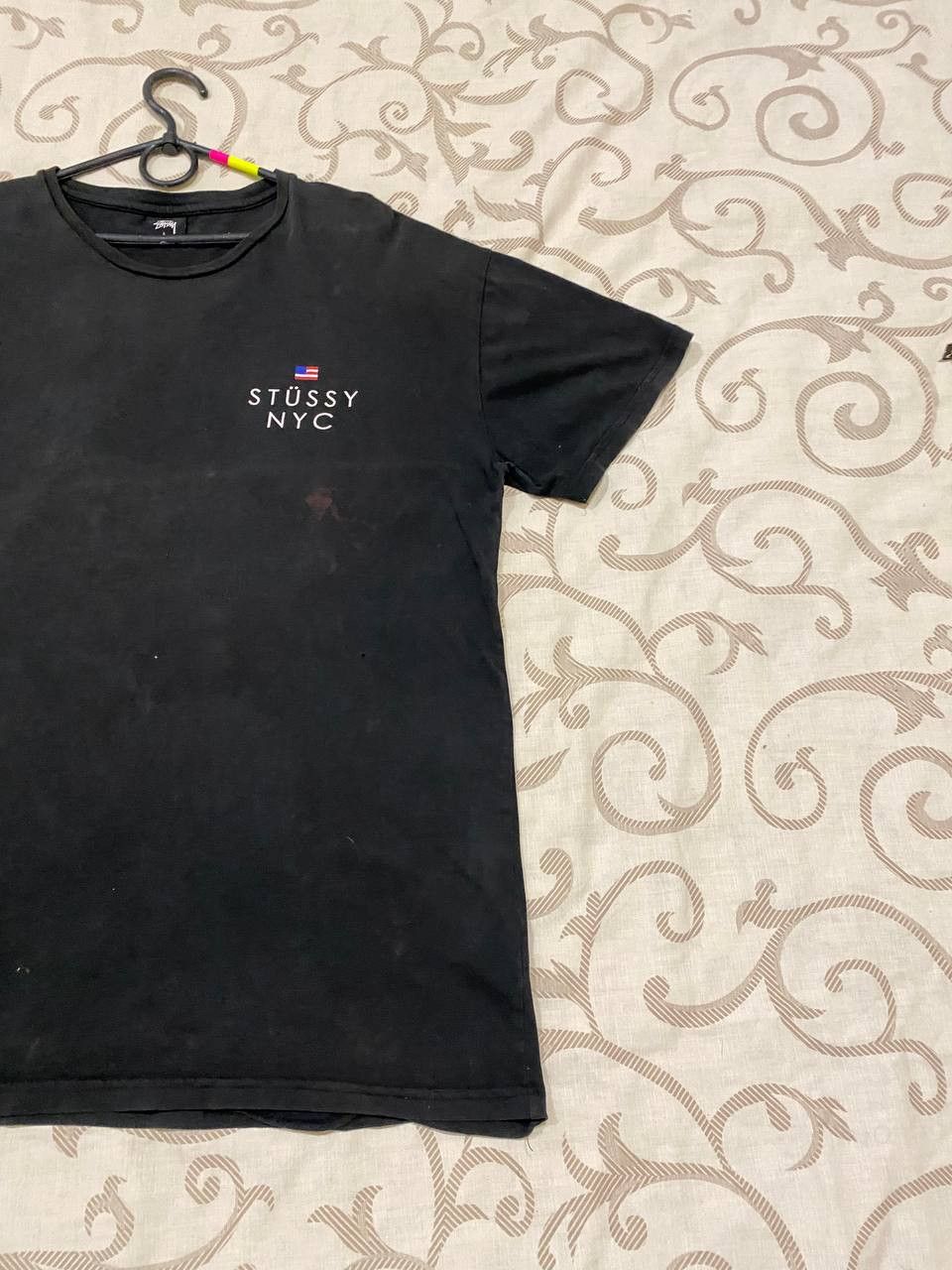 Stussy Stüssy NYC “1980 Worldwide Respect” Black T-Shirt (Size L) Size US L / EU 52-54 / 3 - 6 Thumbnail