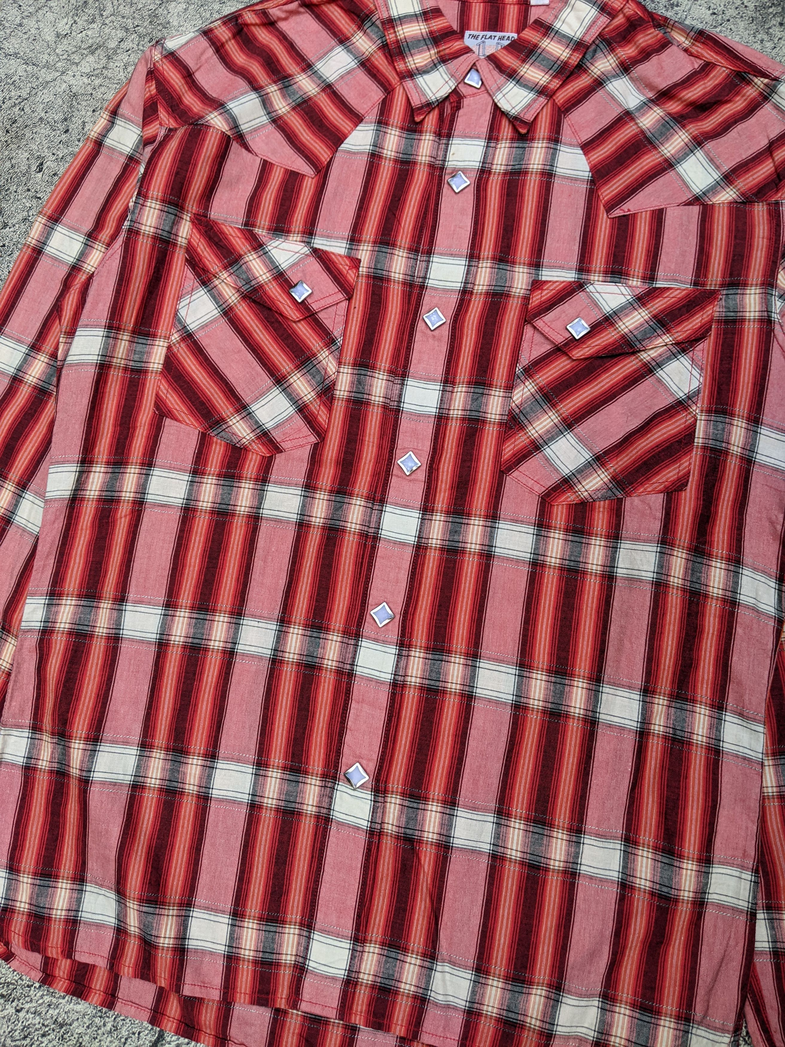 The Flat Head Flat Head Western Plaid Shirt Size US XS / EU 42 / 0 - 3 Thumbnail
