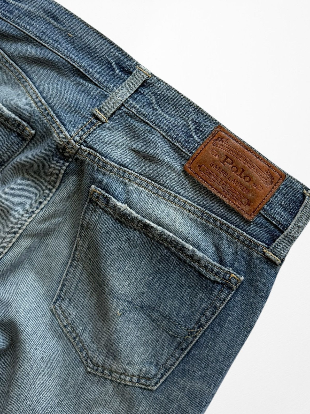 Polo Ralph Lauren Polo Ralph Lauren Boyfriend Slim Damaged Skinny jeans Size US 27 - 3 Thumbnail