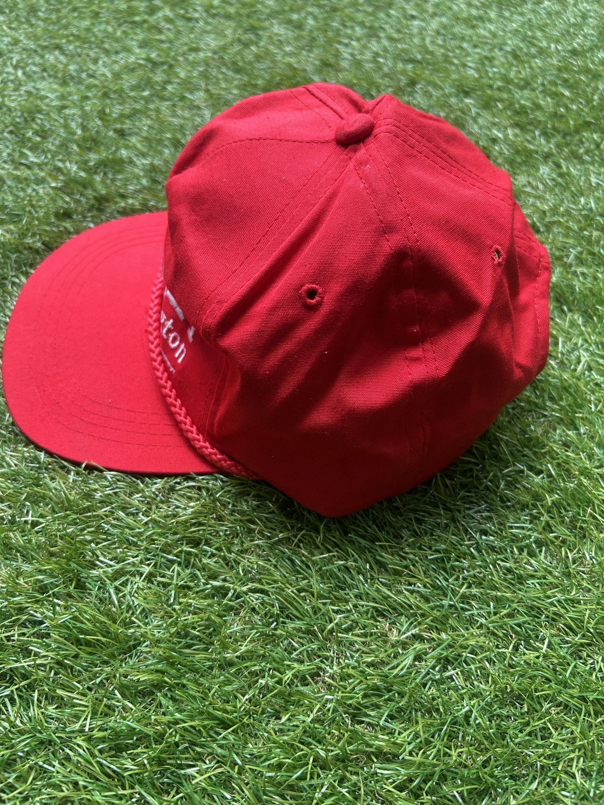 Vintage Vintage 90’s Ferrari of Washington Red Rope Snapback Size ONE SIZE - 3 Thumbnail