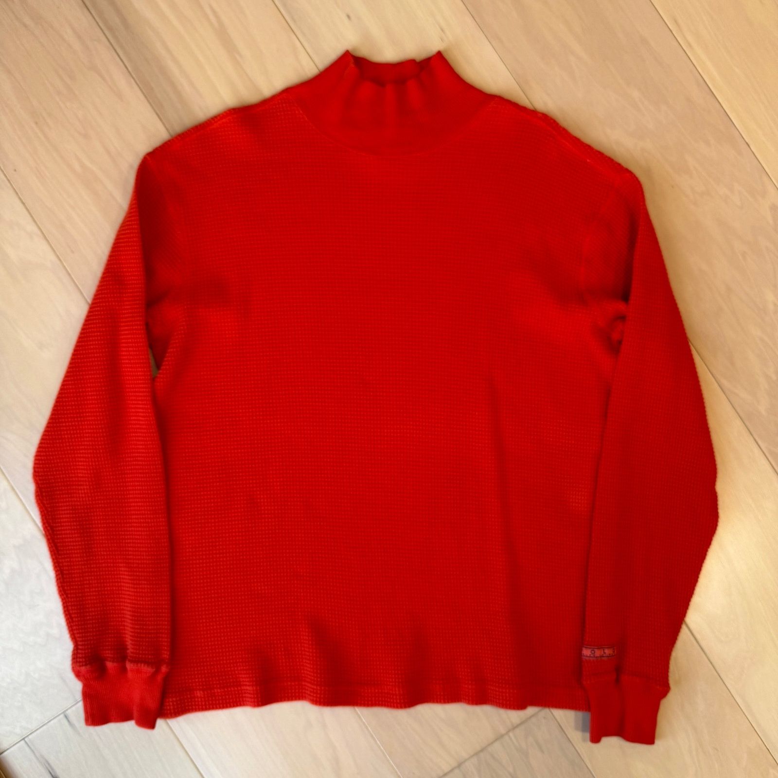 Polo Ralph Lauren Vintage Polo Ralph Lauren Thermal Shirt Large Red Orange Size US L / EU 52-54 / 3 - 2 Thumbnail