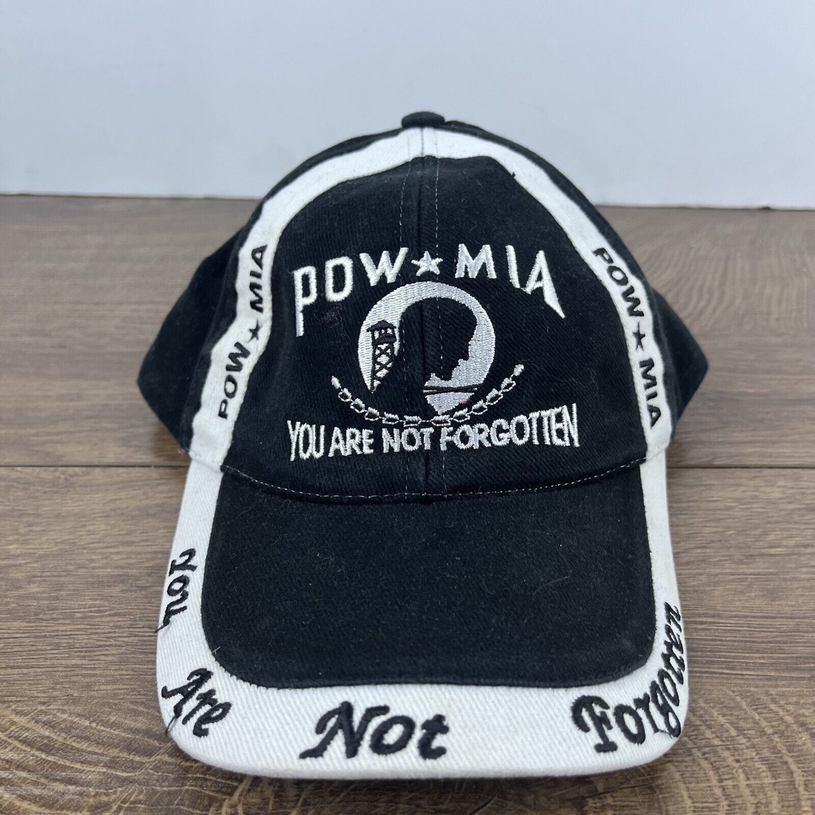 Other Pow Mia Hat You Are Not Forgotten Adjustable Hat Black Hat A Size ONE SIZE - 5 Thumbnail