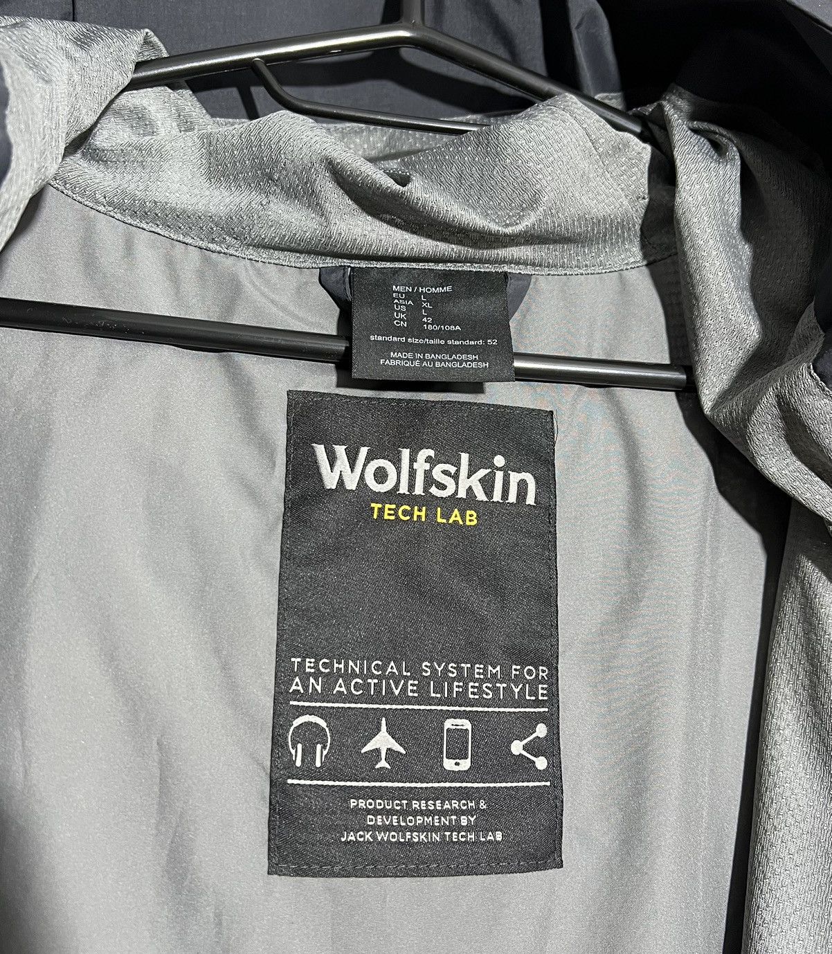 Jack Wolfskin Jack Wolfskin Tech Lab Long Jacket Texapore Coat Size US L / EU 52-54 / 3 - 11 Thumbnail