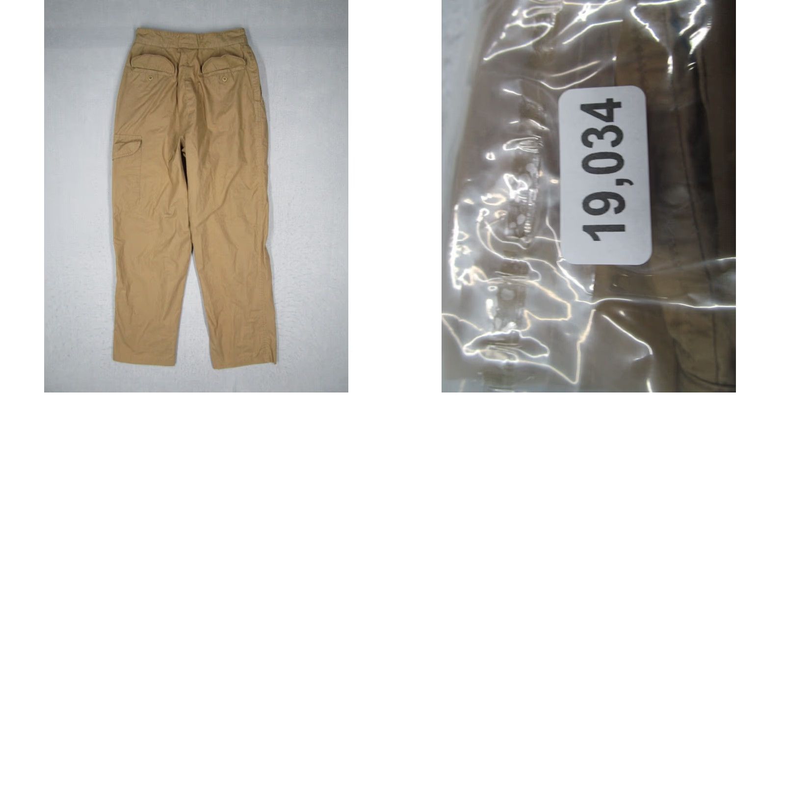 Ralph Lauren VINTAGE Ralph Lauren Women's Cargo Pants Beige 6 High Rise Button Fly Cotton Classic Size 28" / US 6 / IT 42 - 8 Thumbnail